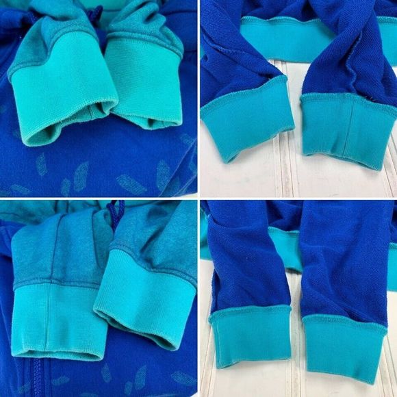 Diesel Blue Graphic Print Hoodie Sweater Jacket M - Picture 4 of 10